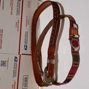 1#available Mocona vintage Leather and texture belts